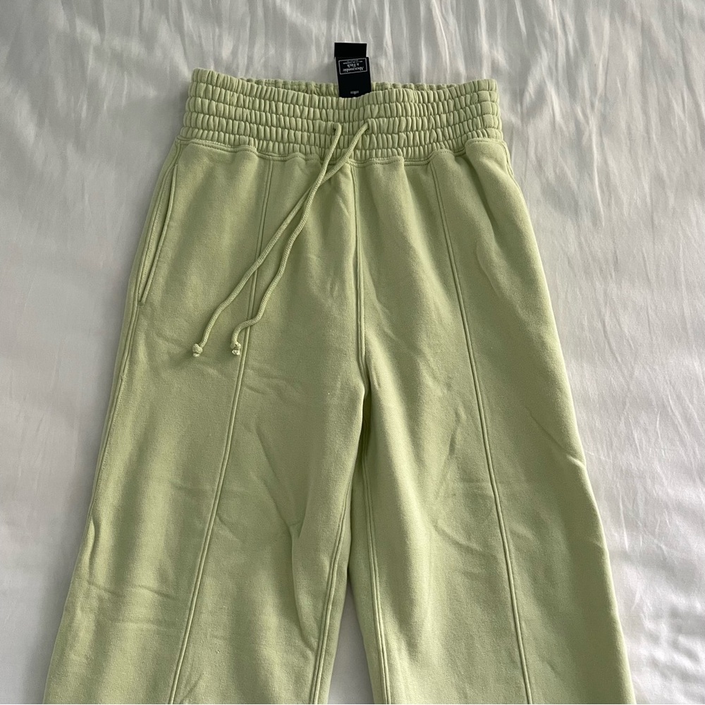 Light green high waisted sweats